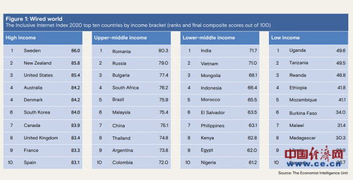 全球互聯網指數排名 巴基斯坦排名第76 位南亞最末